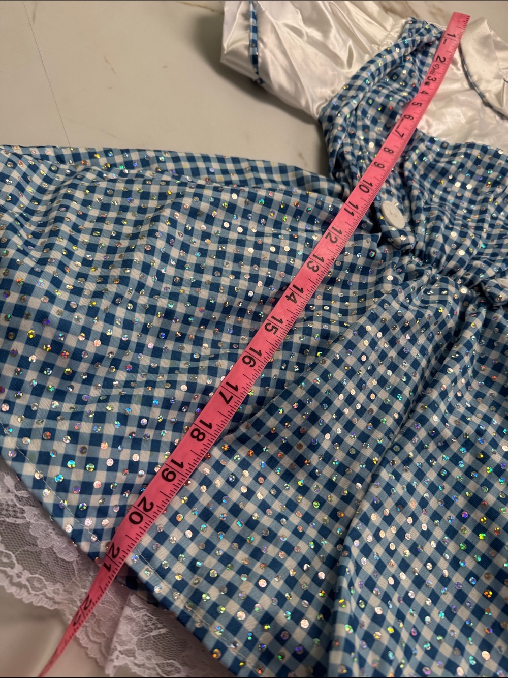 Rubies Wizard Of Oz Dorothy Dress Costume Halloween Sz Small Youth Girls sparkle - Picture 6 of 9